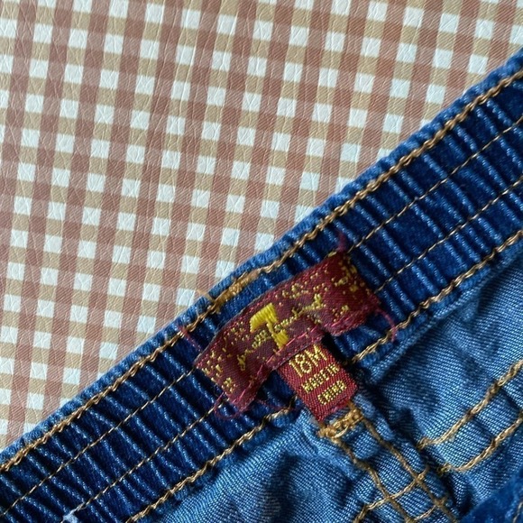 7 for all Mankind toddler denim stretchy jeans. Size 18 Months - Picture 5 of 9